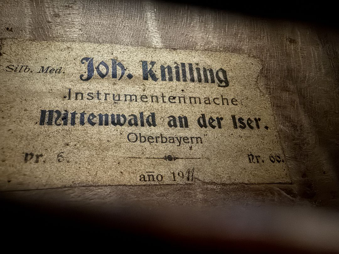 Knilling Johann - Mittenwald Anno 1911 - G-886